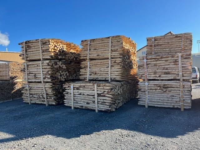 kastanje palen, Ophalen, Nieuw, 250 cm of meer, Palen