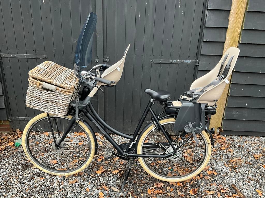 Electrische Batavus Packd damesfiets | framemaat 61cm, Ophalen, 2 zitjes, Versnellingen, Batavus