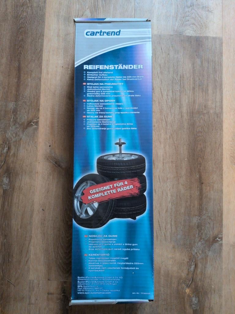 Velgenboom, nieuwe bandenboom, Ophalen