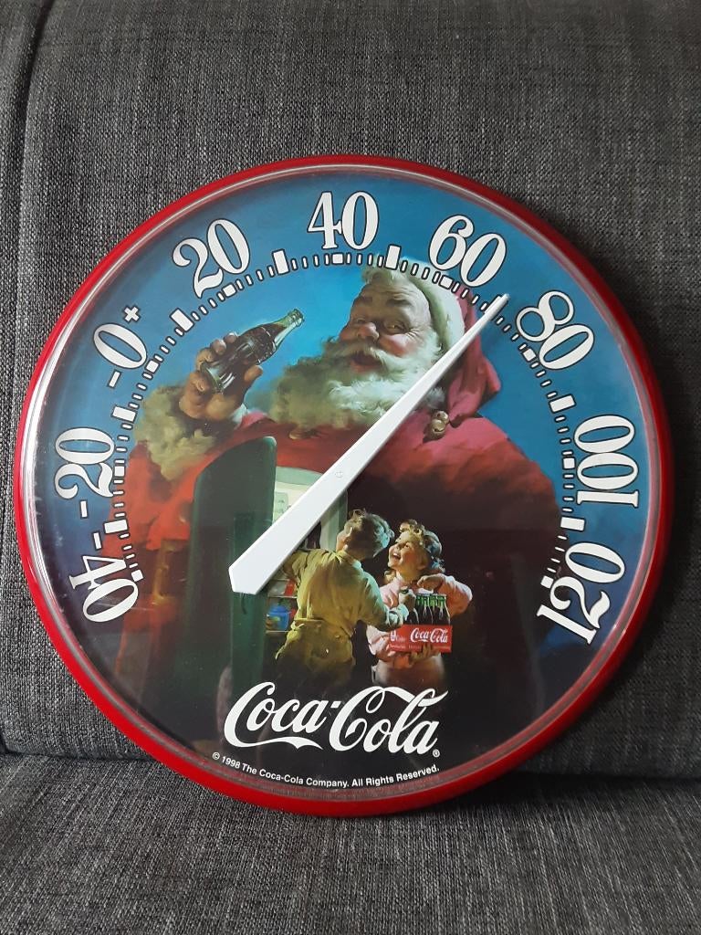 vintage coca cola buiten thermometer, 1998, made in usa, Ophalen of Verzenden