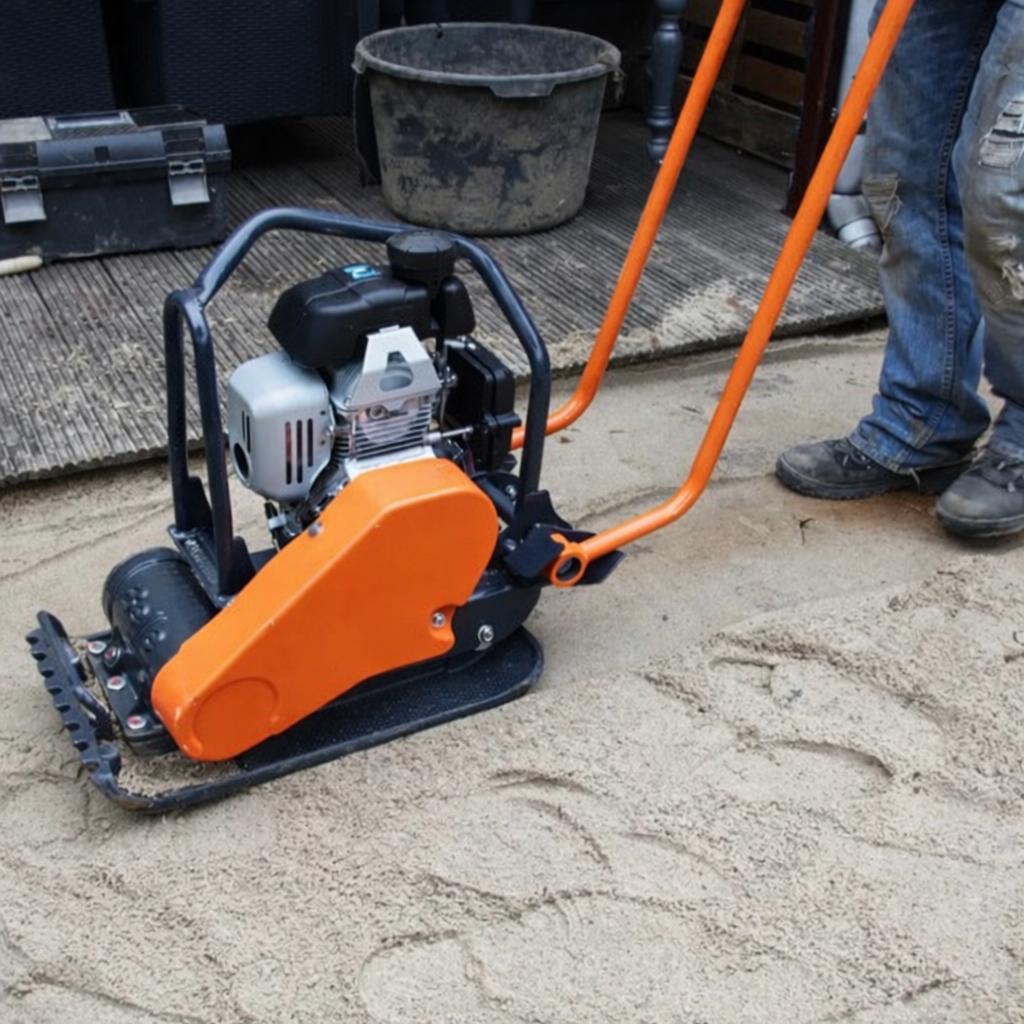 Trilplaat te huur - Perfect voor bestrating!, Doe-het-zelf en Verbouw, Reinigingsmachines, Ophalen, Gebruikt, Overige typen