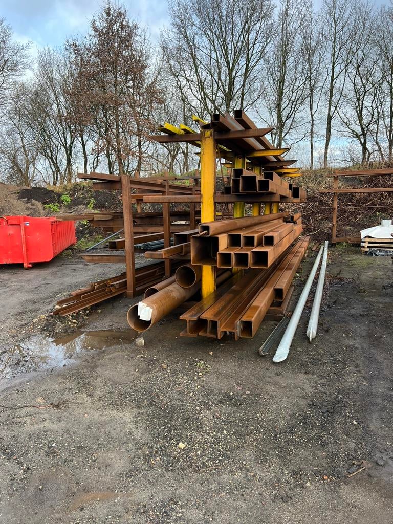 Groot assortiment staal (gebruikt en nieuw) €0,75 ex per kg, Ophalen, Zo goed als nieuw, IJzer