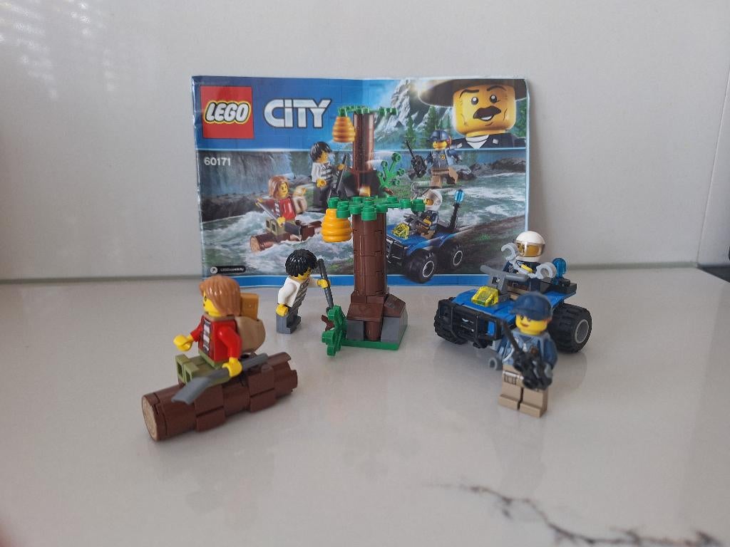 Lego 60171 City – Bergpolitie bergachtervolging, Ophalen of Verzenden, Zo goed als nieuw, Complete set, Lego