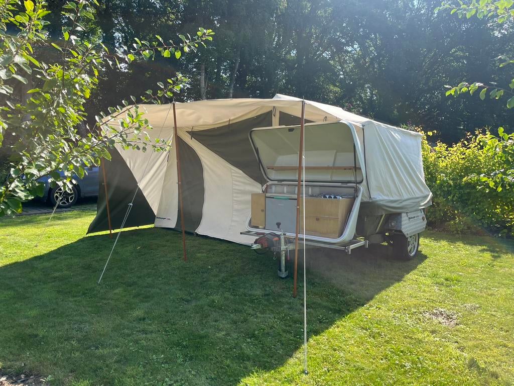 Vouwwagen te huur: Aart Kok Zambezi, Holtkamper Cocoon huren