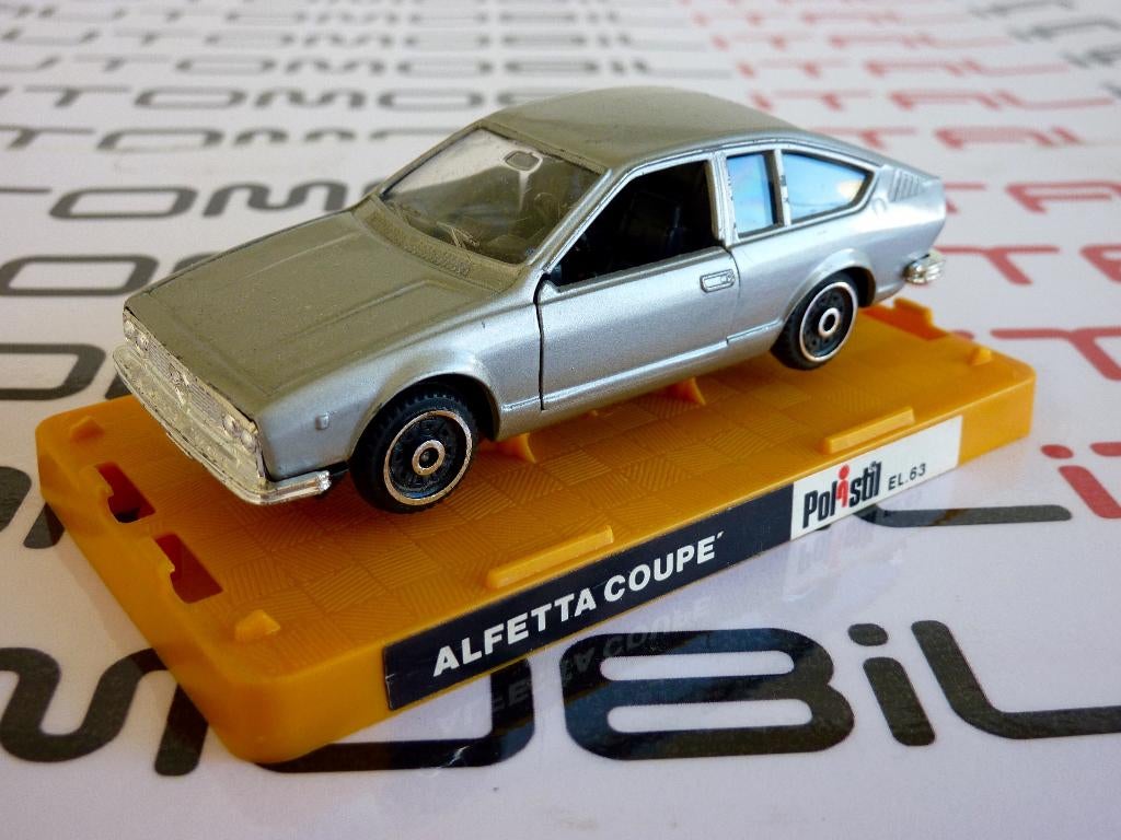 Alfa Romeo Alfetta GT Coupé argento Polistil EL 63 1:43, Ophalen of Verzenden, Nieuw, Auto, Overige merken