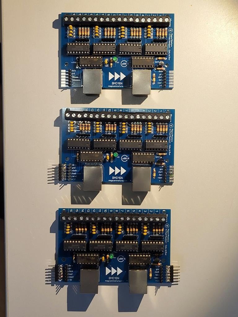 3x BMD16N | s88-N decoder met massadetectie, Ophalen of Verzenden, Zo goed als nieuw, Wisselstroom, Overige merken