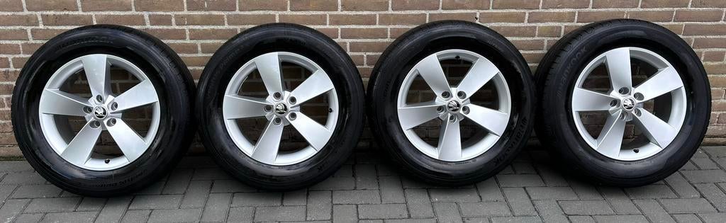 Originele 17 inch Skoda velgen, Ophalen, Gebruikt