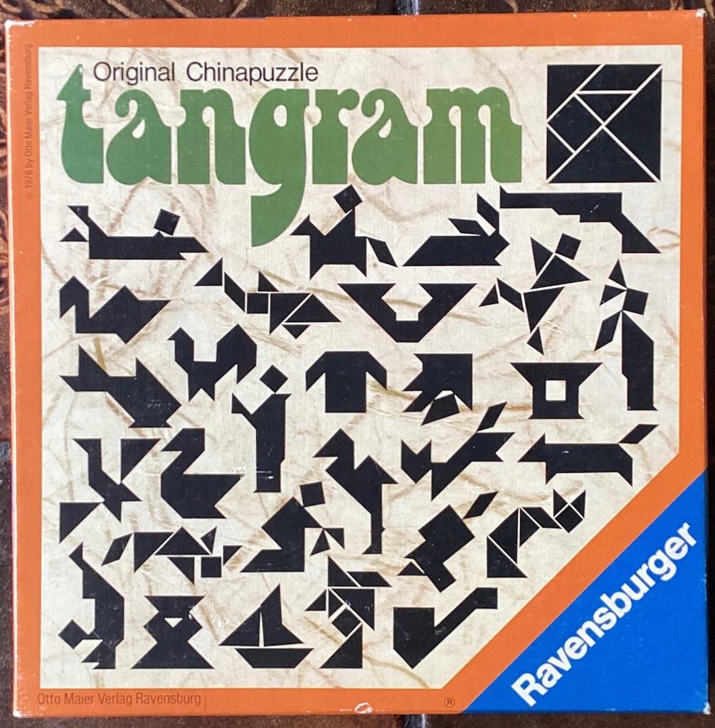 Vintage Tangram spel 1976, Ophalen of Verzenden, Zo goed als nieuw