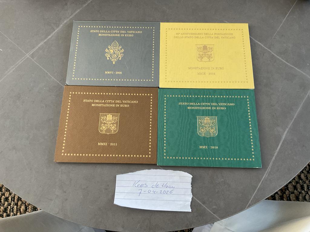 Vaticaan BU sets, Ophalen of Verzenden, Vaticaanstad, Overige waardes, Setje
