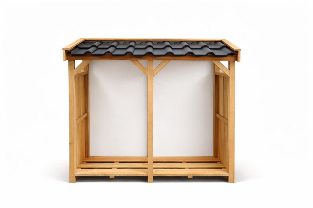 Haardhout hok | houthok berging nieuw Douglas 2 vaks, Ophalen of Verzenden, Nieuw, Hout, Overige typen