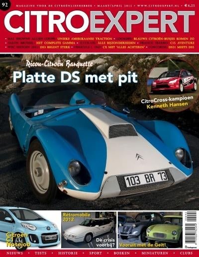 CitroExpert 92 Citroën C1, 2CV, DS Barquette, DS5, Ophalen of Verzenden, Nieuw, Citroën