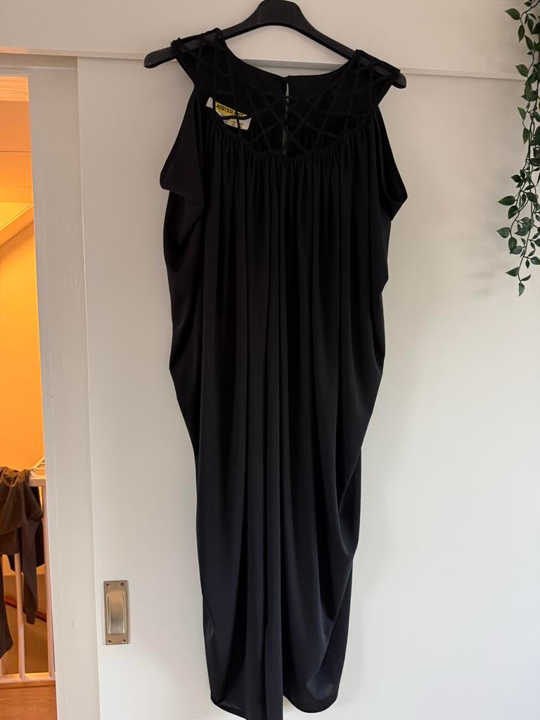 Misterant Zwarte Mouwloze Cocktailjurk Maat 46/48, Ophalen of Verzenden, Gedragen, Maat 46/48 (XL) of groter, Zwart