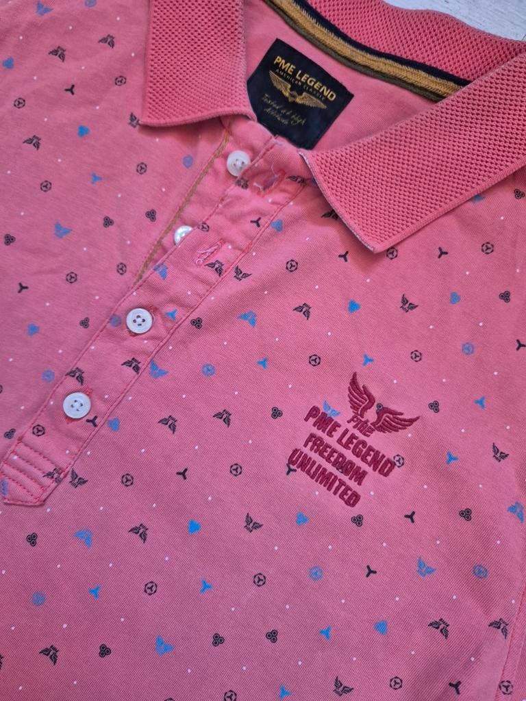 Pme Legend Pall Mall polo shirt prints Maat L, Kleding | Heren, Polo's, Maat 52/54 (L), ., Ophalen of Verzenden, Zo goed als nieuw