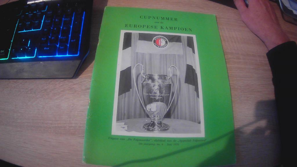 Feyenoord Europa Cup, Verzamelen, Sportartikelen en Voetbal, Gebruikt, Boek of Tijdschrift, Feyenoord, Ophalen of Verzenden