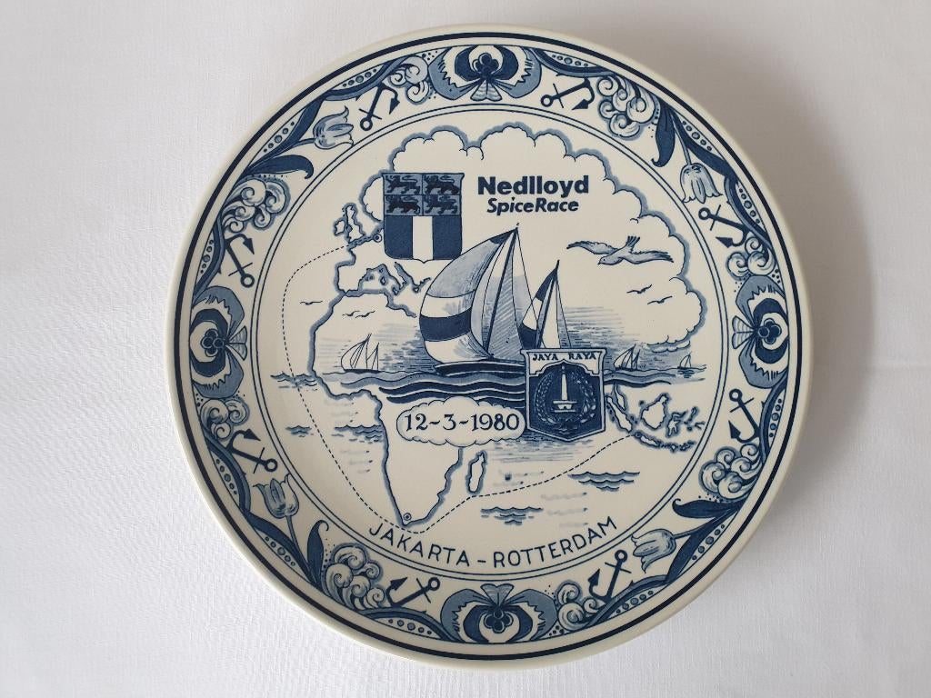 Wandbord Nedllloyd . SpiceRace. 12-03-1980, Antiek en Kunst, Ophalen of Verzenden