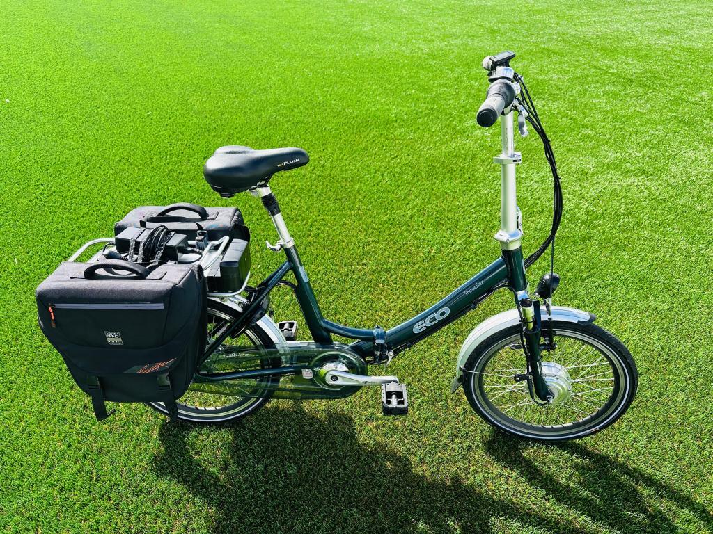 Eco traveller Elektrische vouwfiets E-bike N7✅, Fietsen en Brommers, Niet ingevuld, Ophalen of Verzenden, Zo goed als nieuw, Minder dan 47 cm