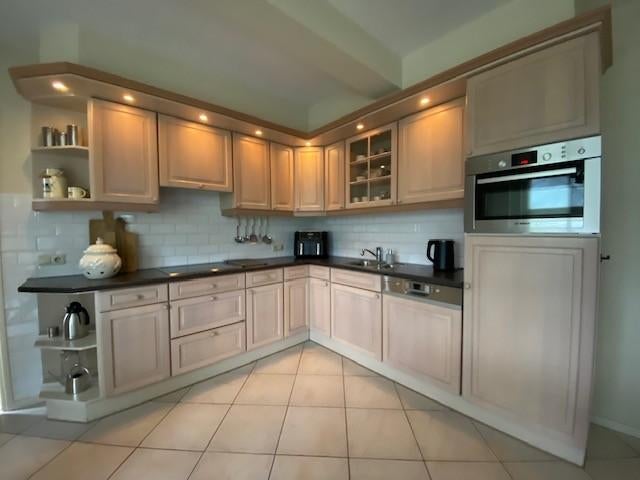 Complete massief eiken keuken incl. apparatuur, Ophalen, Gebruikt, Hoekkeuken, Overige kleuren