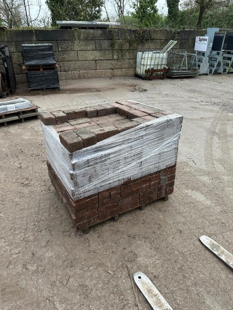 9,63m² BKK 7cm rood (B-Keus, gebruikt), Ophalen, Gebruikt, Klinkers, 5 tot 10 m²