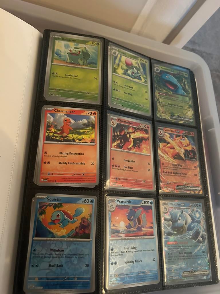 151 base set 1 tot 165 compleet, Hobby en Vrije tijd, Verzamelkaartspellen | Pokémon, Ophalen, Zo goed als nieuw