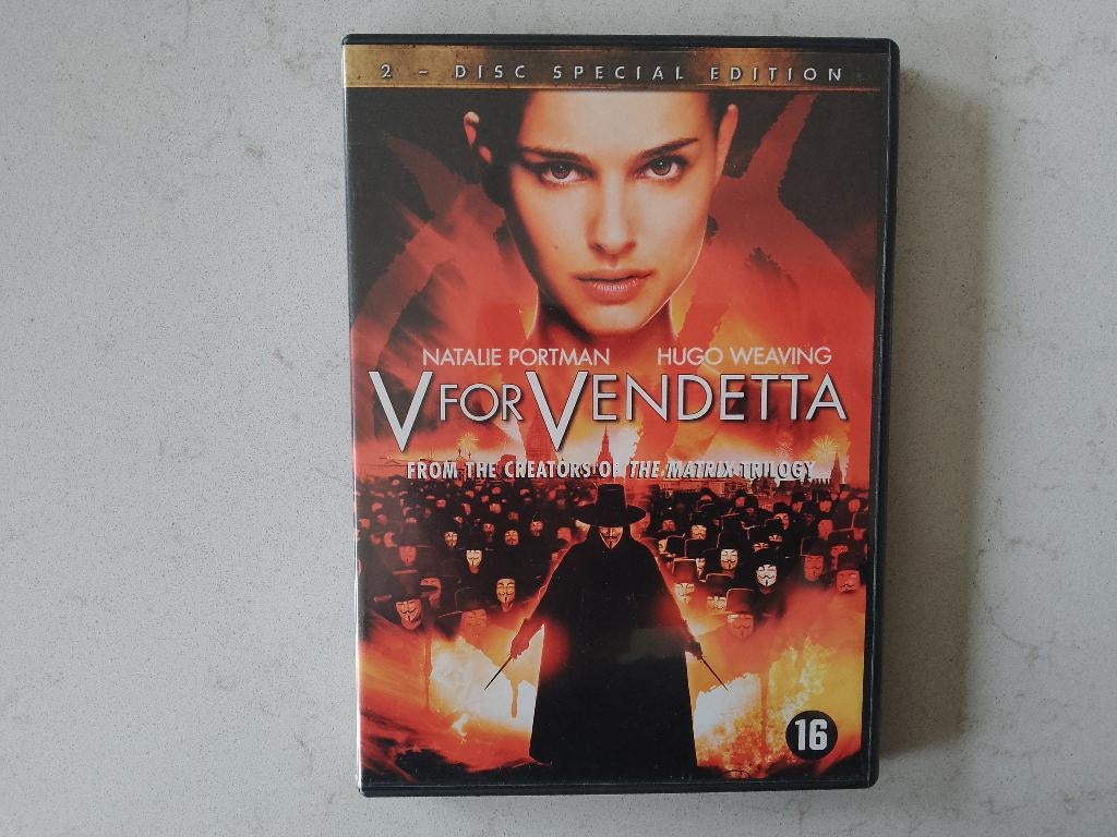 V for Vendetta, Vanaf 16 jaar, Ophalen of Verzenden, Zo goed als nieuw, Science Fiction