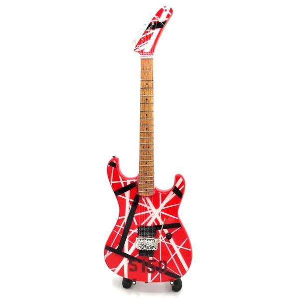 Eddie van Halen miniatuur gitaar van hout mini guitar deco, Info@deconoord.nl, Deco Noord, Nieuw, Ophalen of Verzenden