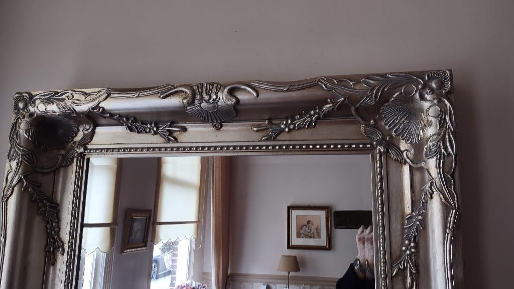 Zeer Exclusieve! "Barokspiegel" Met Immens "Prachtige Lijst", Ophalen, Zo goed als nieuw, 75 tot 100 cm, 150 tot 200 cm
