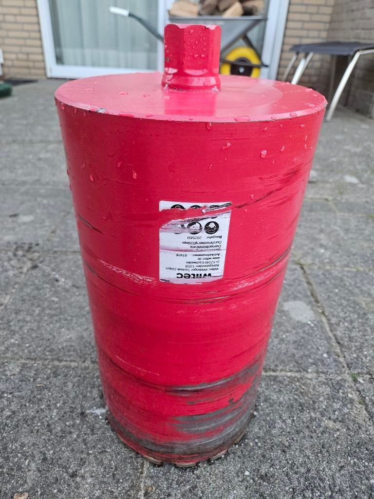 Diamant boor betonboor 220mm 22cm, 40cm hoog, Doe-het-zelf en Verbouw, Ophalen