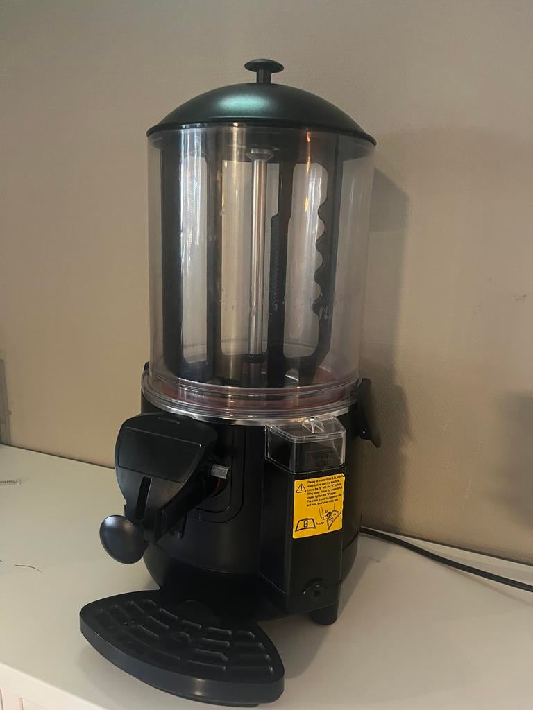 Chocoladedispenser 10 liter met tapkraan, Ophalen of Verzenden, Gebruikt