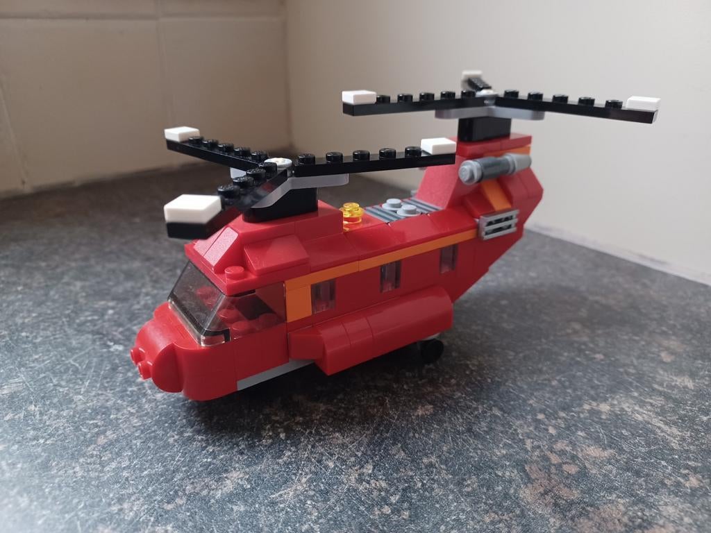 Lego creator 31003 rode rotors 3in1, Kinderen en Baby's, Speelgoed | Duplo en Lego, Zo goed als nieuw, Lego, Complete set, Creator