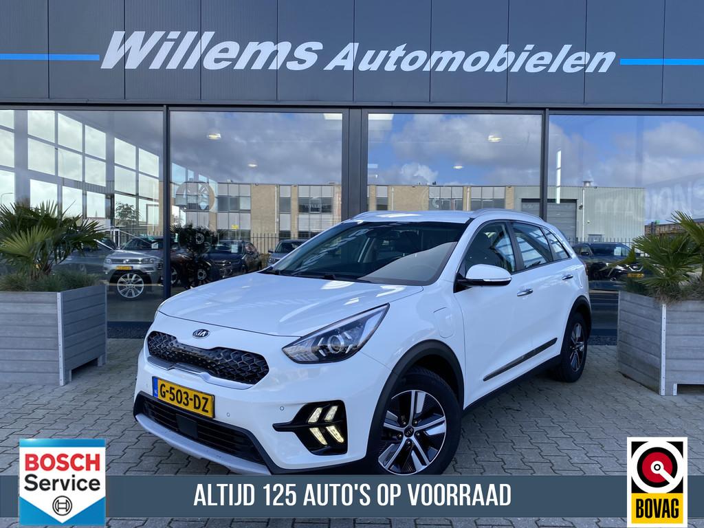 Kia Niro 1.6 GDi PHEV DynamicLine App-Connect, Camera & Adap, Gebruikt, Met garantie (alle), Leder en Stof, Wit