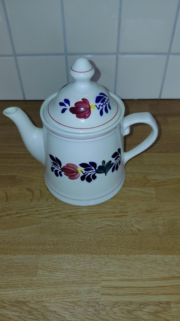 Boch boeren bont theepot - Zo goed als nieuw, Keramiek, Overige typen, Ophalen of Verzenden, Zo goed als nieuw