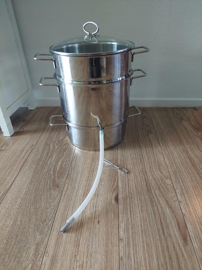 Stoomsapcentrifuge, sappan rvs, highlights stoomontsapper, Huis en Inrichting, Ophalen of Verzenden