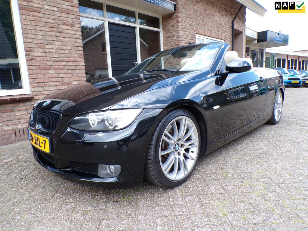 BMW 3-serie Cabrio 335i Automaat / Leder / Navi / Clima / De, Auto's, BMW, Automaat, Achterwielaandrijving, Gebruikt, Beige