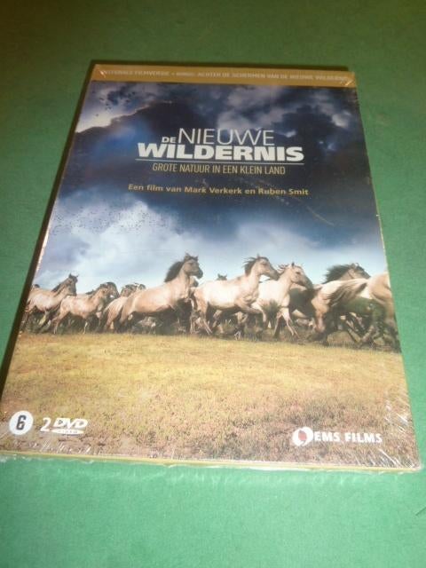 De nieuwe wildernis Mark Verkerk Rubin Smit In folie 2 dvd, Verzenden, Alle leeftijden, Boxset, Natuur