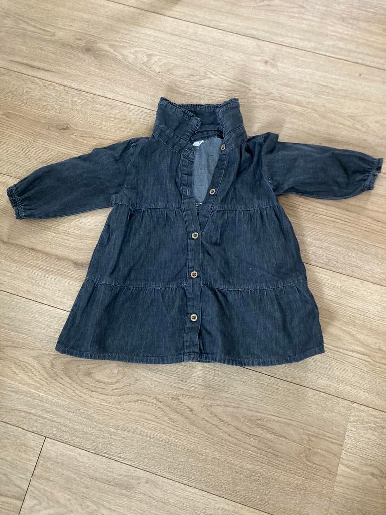 Zwart jurkje maat 86, Ophalen of Verzenden, Zo goed als nieuw, Meisje, Jurkje of Rokje