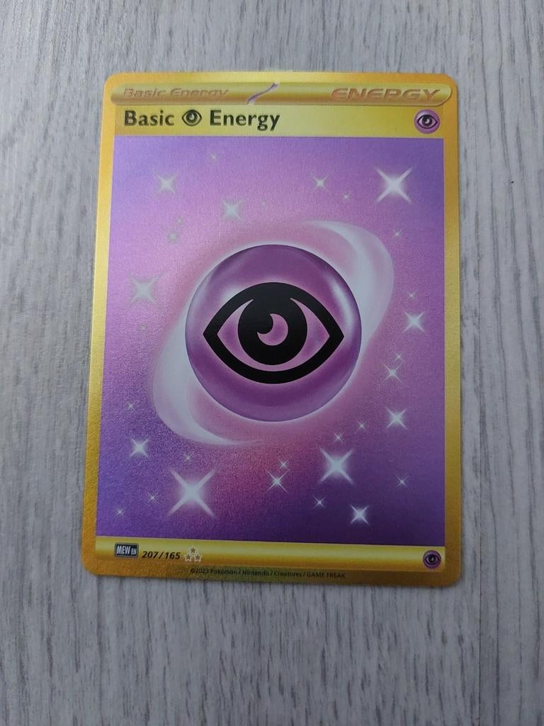 Secret ultra rare gold energy card!, Ophalen of Verzenden, Zo goed als nieuw, Losse kaart, Foil