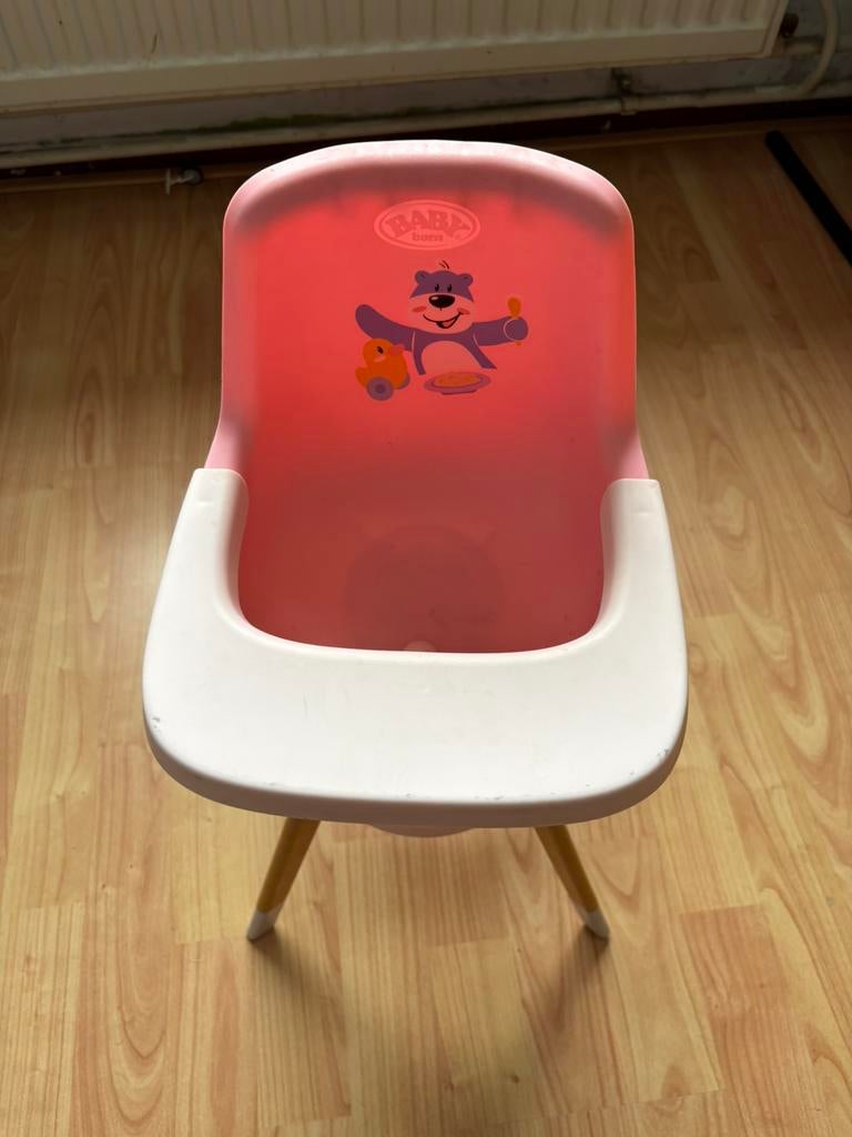 Baby born eetstoel, Kinderen en Baby's, Speelgoed | Poppen, Ophalen, Zo goed als nieuw, Babypop