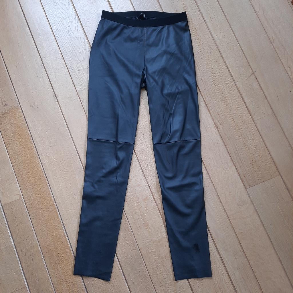 SET broek legging PU leer maat 36, Kleding | Dames, Zwart, Ophalen of Verzenden, Zo goed als nieuw, Maat 36 (S)
