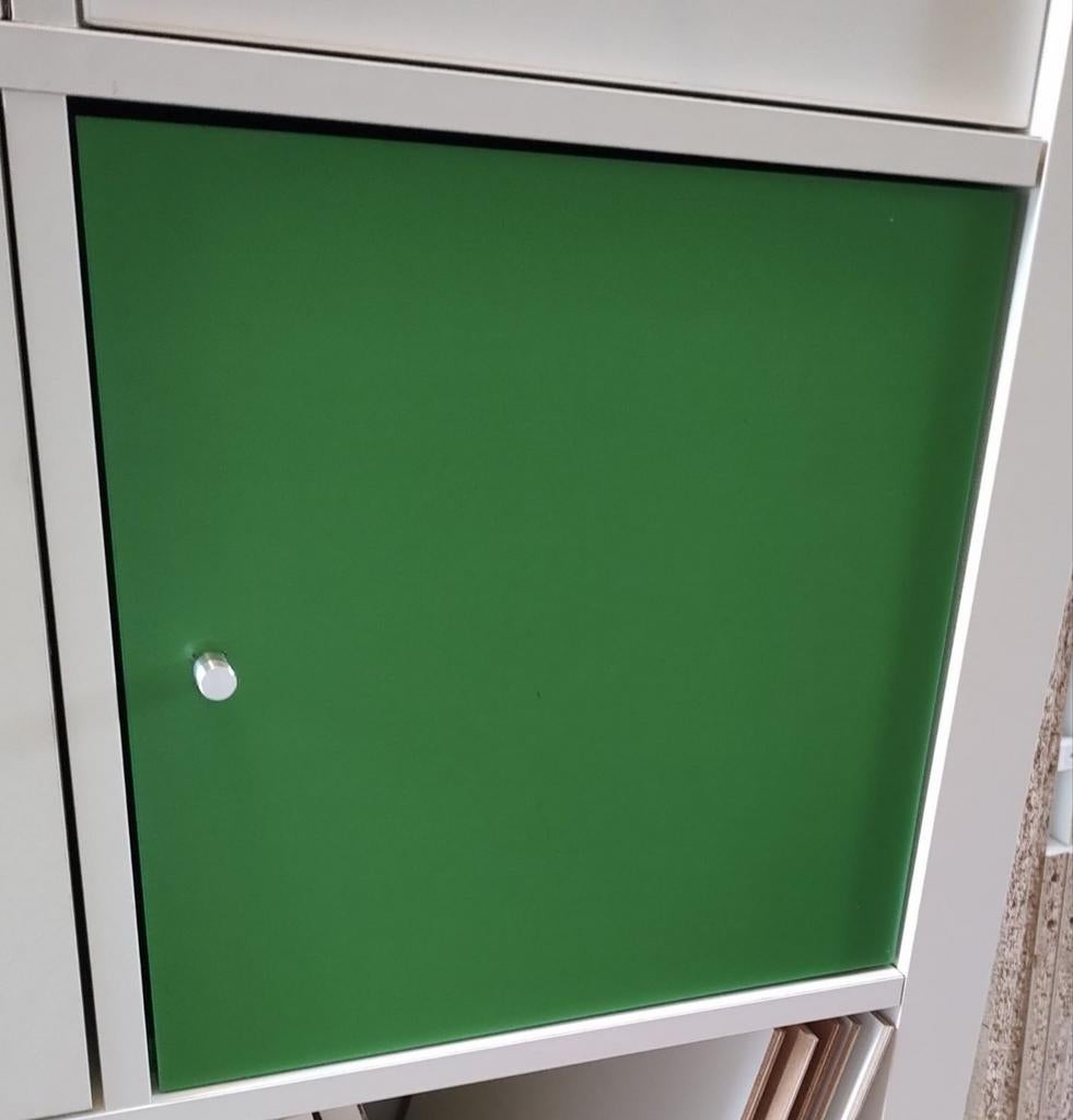 Inzet deurtje kallax groen vakkenkast ikea, Ophalen, 75 tot 150 cm, Raamkozijn