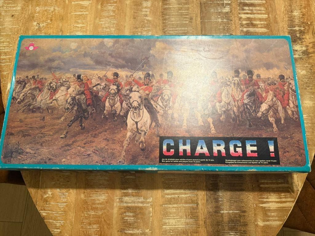 Charge! Vintage spel van Efka Toys! 1978, Hobby en Vrije tijd, Een of twee spelers, Ophalen of Verzenden, Gebruikt, Efka Toys