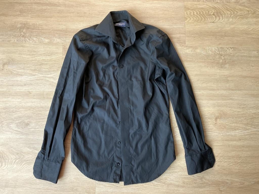 Cavallaro overhemd zwart maat 36, Kleding | Heren, Overhemden, Halswijdte 38 (S) of kleiner, Zwart, Ophalen of Verzenden, Zo goed als nieuw
