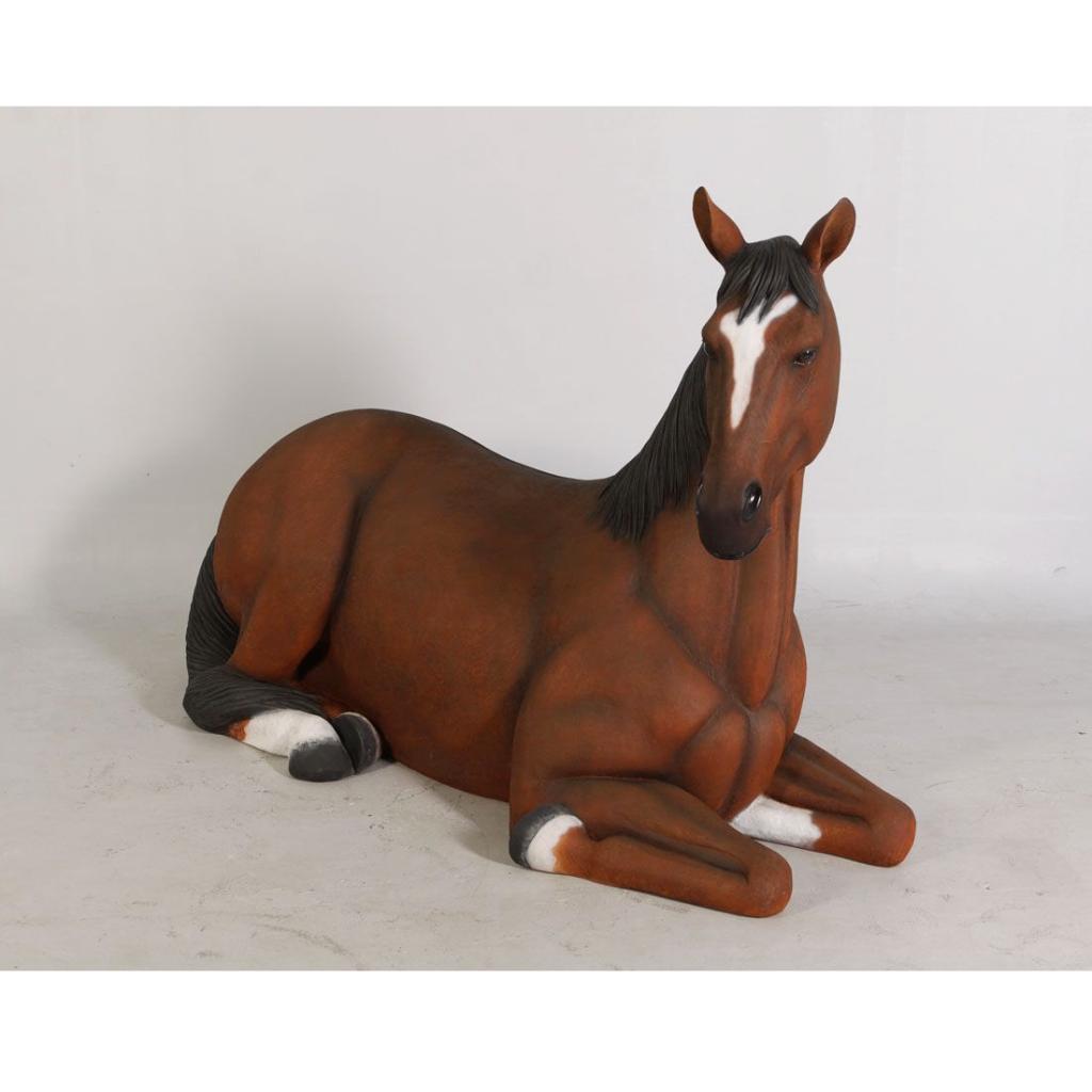 Horse Resting – Paard beeld Lengte 178 cm, Ophalen, Nieuw, Overige soorten, Overige typen