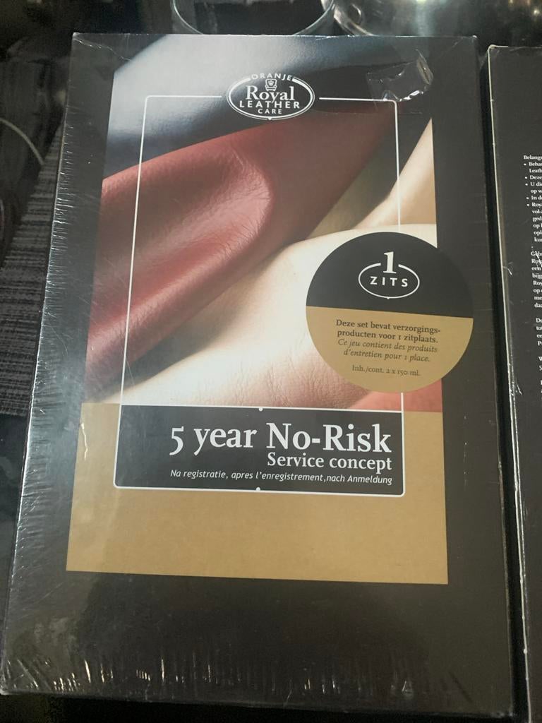 Royal Leather Care 5 jaar No-Risk Service Concept, Huis en Inrichting, Ophalen of Verzenden, Nieuw
