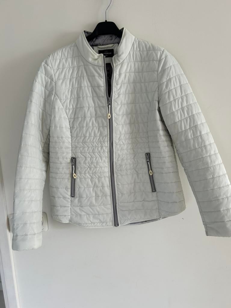 Luchtig gewatteerd jasje M, Kleding | Dames, Ophalen of Verzenden, Zo goed als nieuw, Maat 38/40 (M), Wit