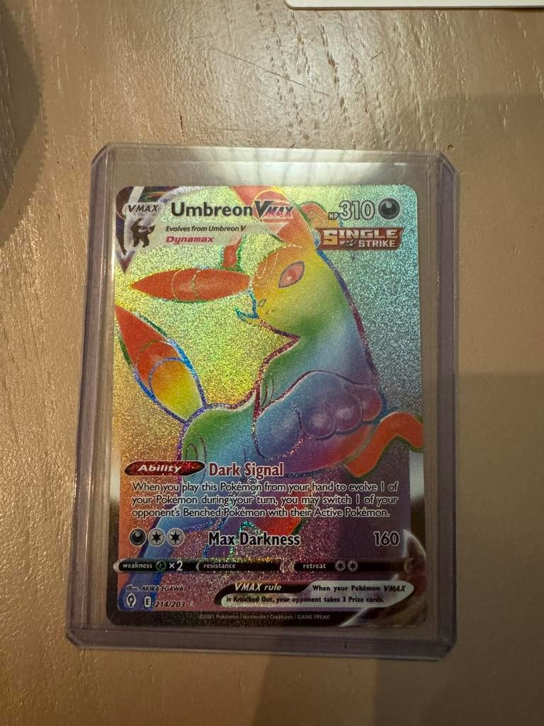 Umbreon VMAX 214/203 Evolving Skies, Ophalen of Verzenden