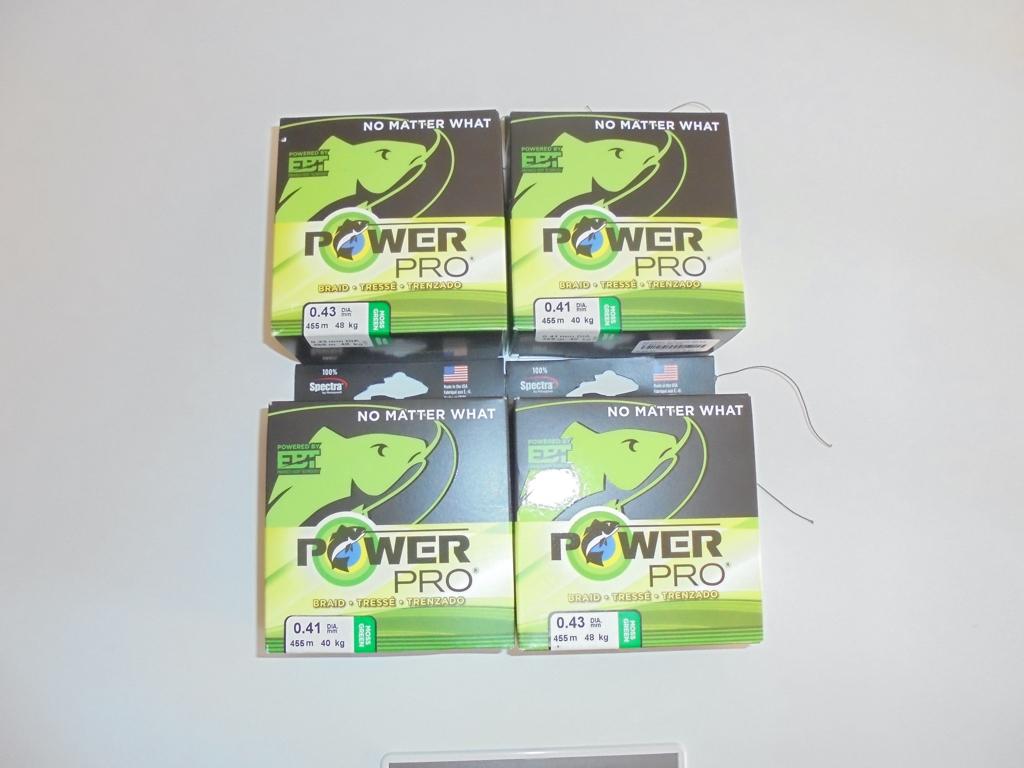 Power Pro Gevlochten lijn 455m 0,36mm 0,41mm 0,43mm USA ., Watersport en Boten, Hengelsport | Zeevissen, Ophalen of Verzenden