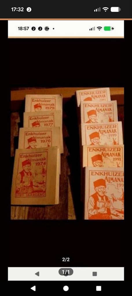 Enkhuizer almanakboekjes, Ophalen of Verzenden