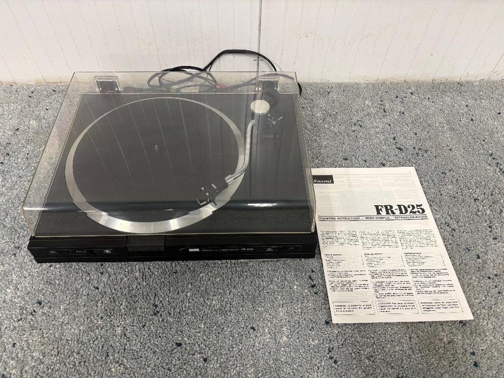Sansui FR-D25 platenspeler 1981, Audio, Tv en Foto, Platenspelers, Overige merken, Automatisch, Ophalen of Verzenden, Zo goed als nieuw