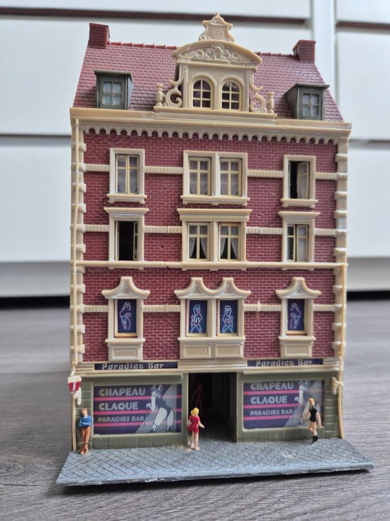 Grote partij modelspoorhuizen. Faller, Kibri, Vollmer H0, Hobby en Vrije tijd, Modeltreinen | H0, Overige merken, Gebruikt, Gelijkstroom of Wisselstroom