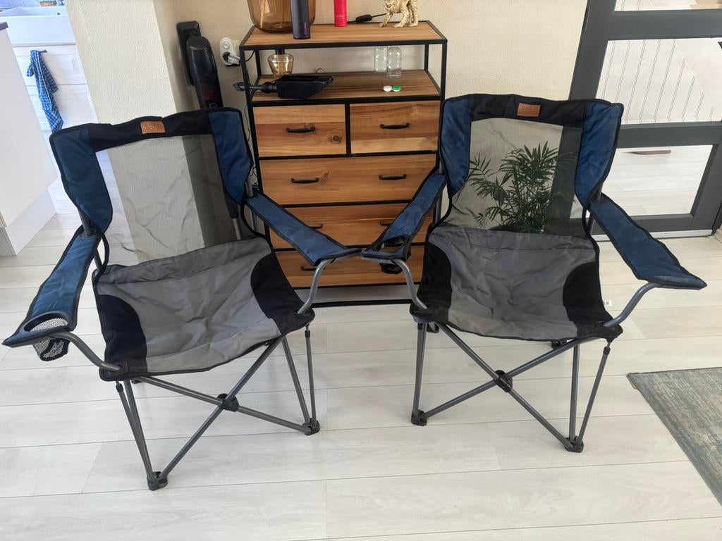 2 mooie Redwood Katsura vouwstoelen, Ophalen of Verzenden, Zo goed als nieuw, Campingstoel